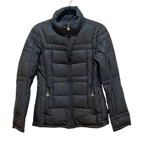 Calvin Klein Packable Gray Premium Down Lightweight Puffer Jacket Women’s Size S